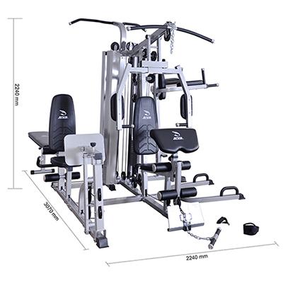JX-1600 Multi-Kraftstation mit zwei Steckgewichten, Kraft-Trainingsgerät